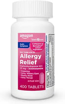 Amazon Basic Care Complete Allergy Relief Diphenhydramine