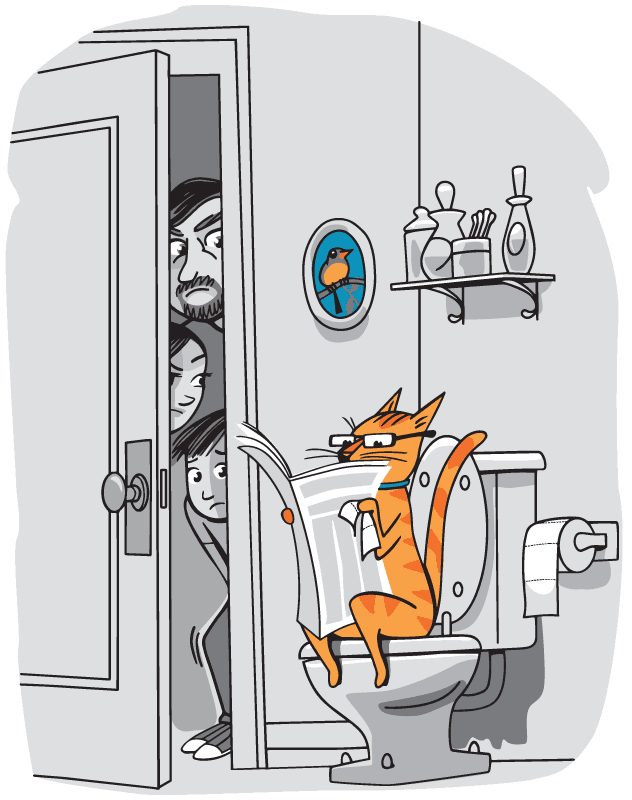 Cat Tip-14-toilet illustration