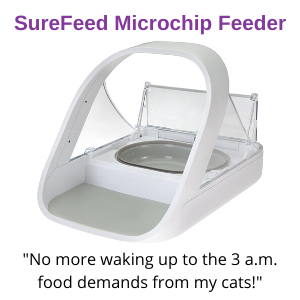 The SureFeed Microchip Feeder helps you get more sleep