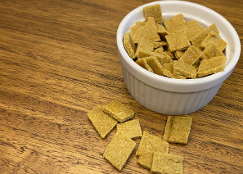 Homemade High-Value Dog Treats Treats Closeup