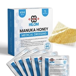 Hilom medical grade manuka honey gauze dressing