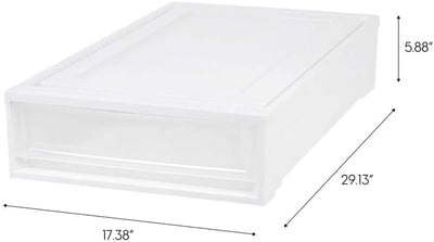 IRIS Under Bed Storage Box Chest Drawer