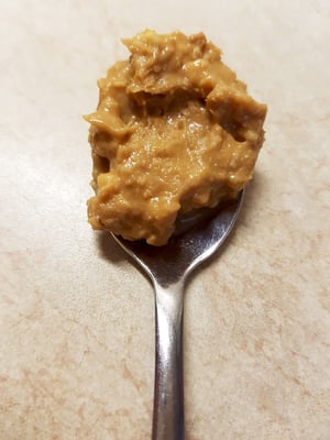 spoonful of peanut butter