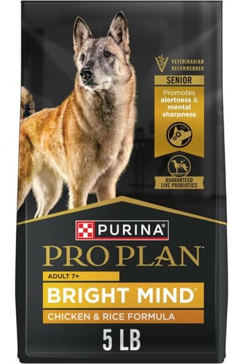 Purina Pro Plan Bright Mind diet for senior dogs