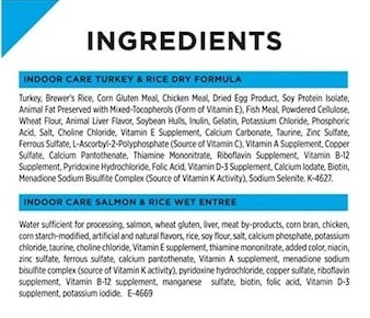 Purina Pro Plan Focus Cat Food Ingredient List Photo