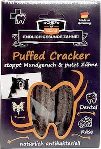 Qchefs Power Series Puffed Cheese & Buckwheat Dental Dog Treat