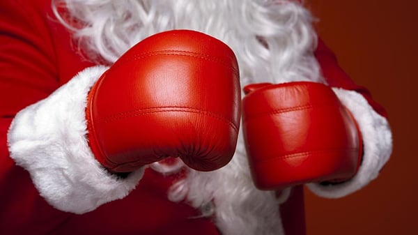 Santa Boxing Gloves
