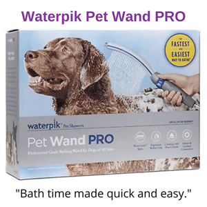 Waterpik Pet Wand PRO makes bath time quick and easy