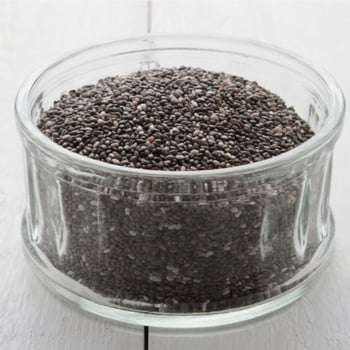 chia seeds in a dish