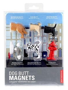 dog butt animal magnet gift
