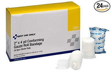 first aid only gauze roll bandages