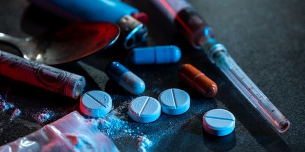 heroin and cocaine drug toxicity in dogs