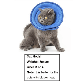 mesh elizabethan collar cone for cats