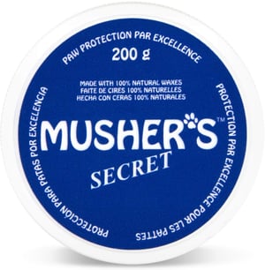 mushers secret paw wax to protect dog paws