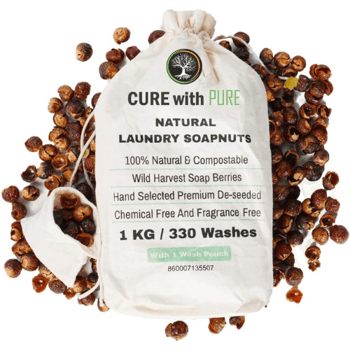 natural soap nuts to clean dog toys