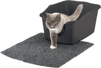 natures miracle high sided cat litter box