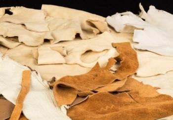 scraps of leather rawhide