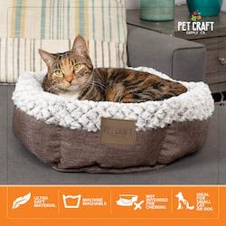 soho round cat bed
