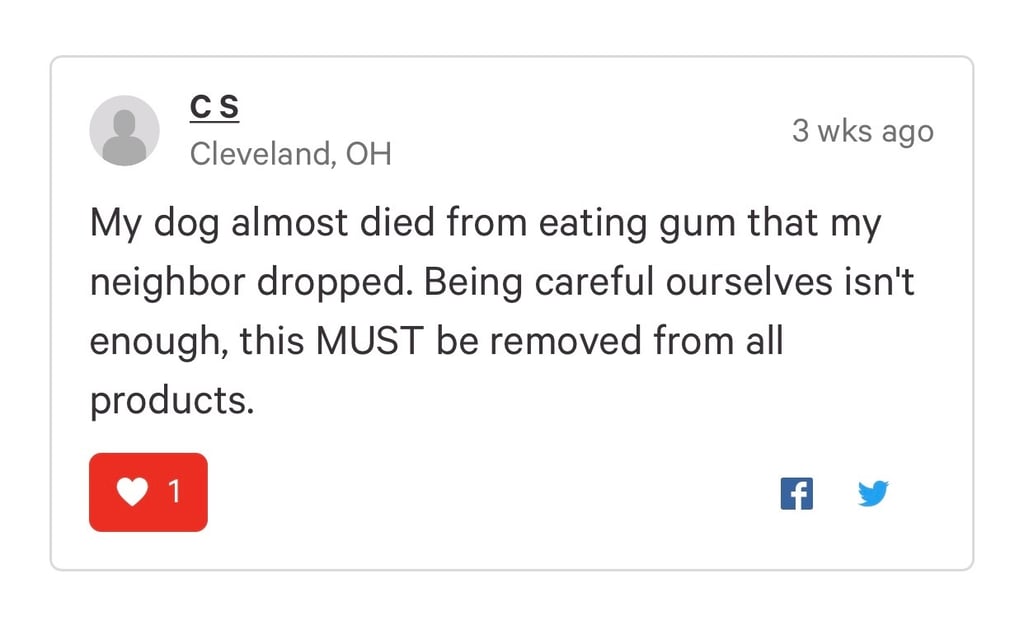 xylitol-gum-neighbor-dog-petition-comment.jpg xylitol-gum-neighbor-dog-petition-comment.jpg
