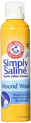 simply saline wound wash