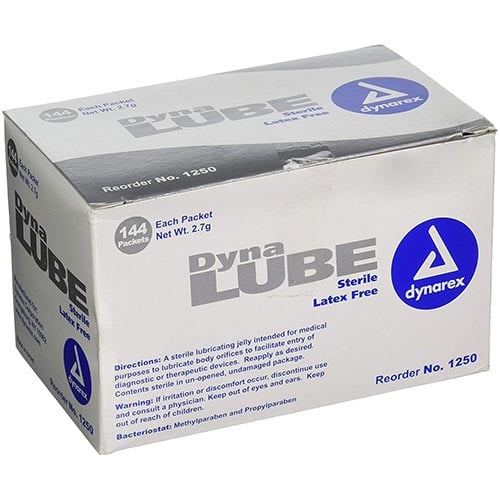 single-use sterile lube packets