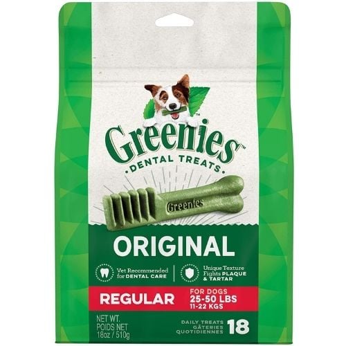 greenies dental treats for dogs