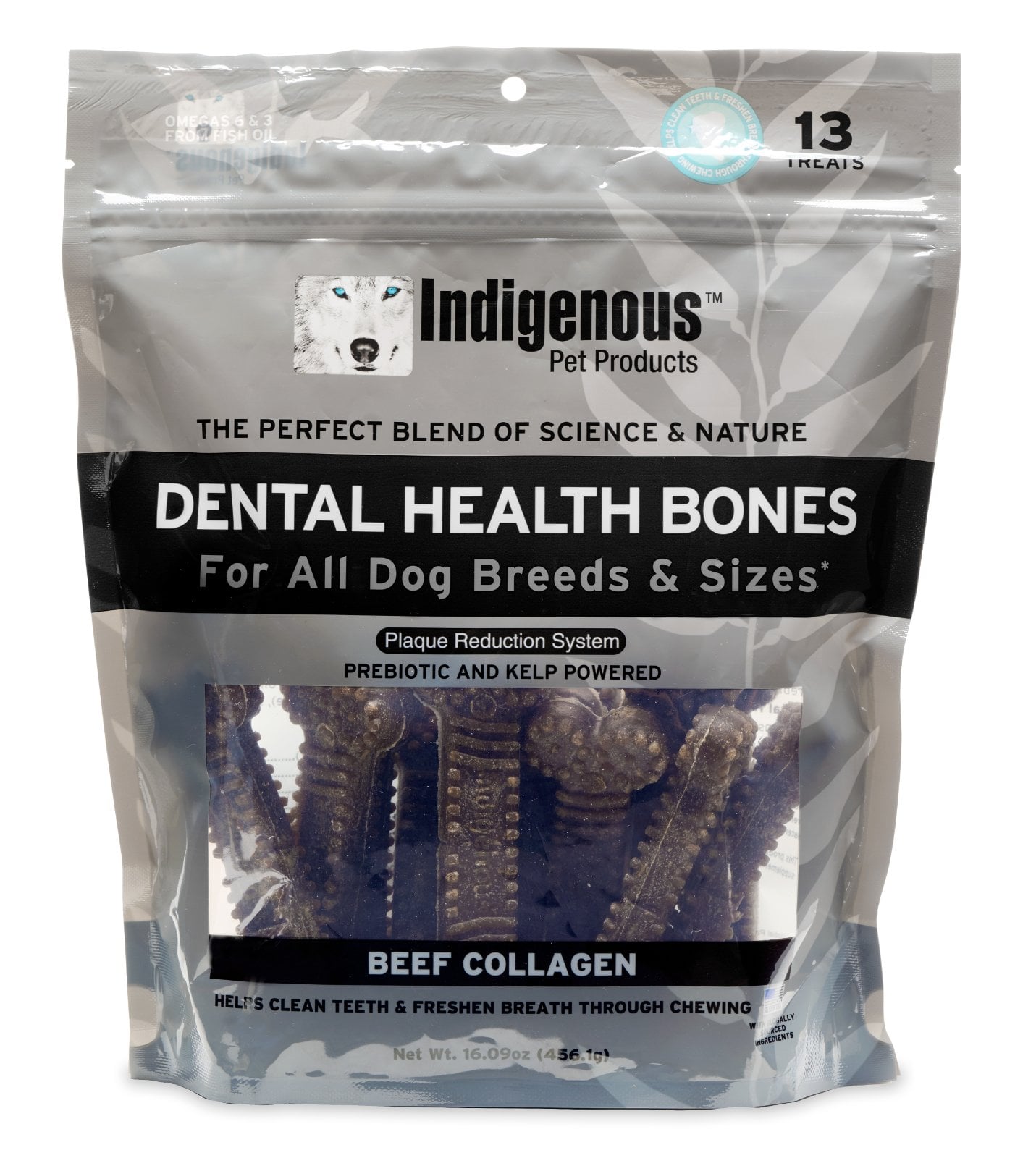 Indigenous Pet Dental Health Bones - Beef Collagen