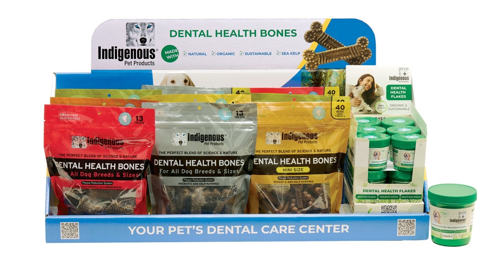 Indigenous Pet Dental Health Bones — Variety 4-Pack