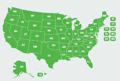 Rattlesnake interactive map of the US