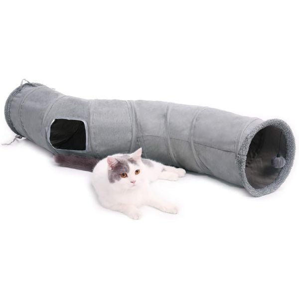 S shape cat tunnel
