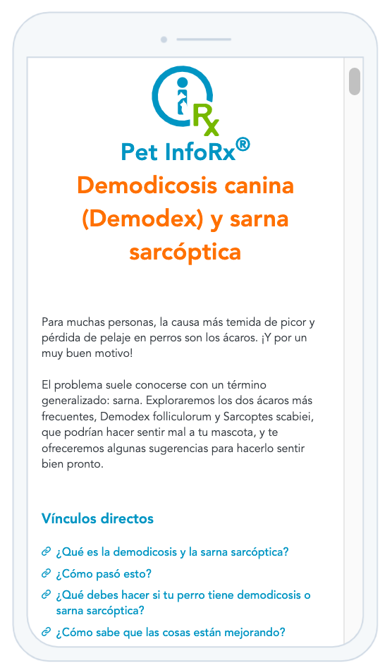 Demodex Petinforx Spanish