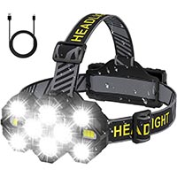 Victoper Waterproof Rechargeable Headlamp