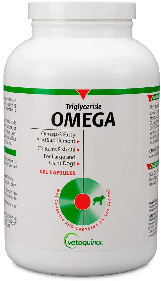 vetoquinol fish oil supplement capsules