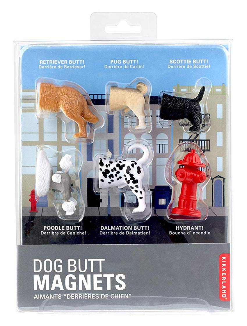 dog butt funny magnets