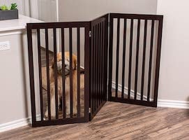 free standing dog gate