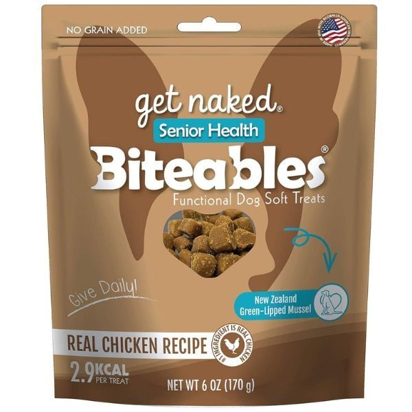 get naked biteable treats for Dogs