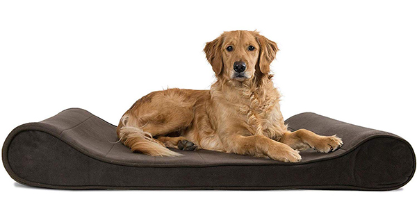 fur haven orthopedic luxe lounger dog bed