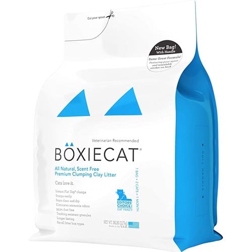 Boxiecat All Natural Scent Free Clumping Cat Litter