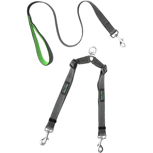 double dog leash from mighty paw