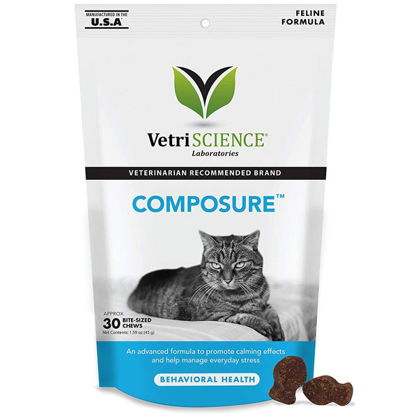 VetriScience Laboratories Composure Calming Formula for Cats