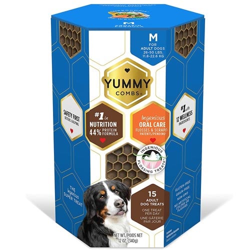 YUMMY COMBS Dental Dog Treats