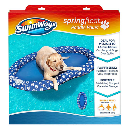 swimways dog paddle paws float