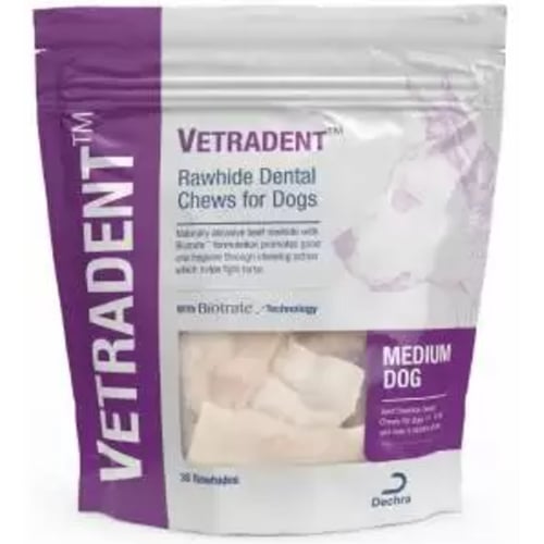 vetrident rawhide dog chews