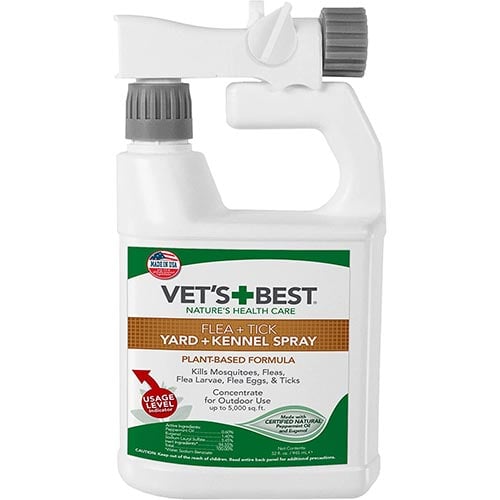 vets best flea and tick yard spray