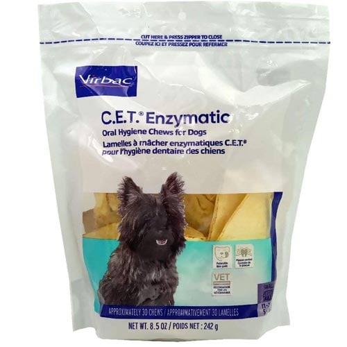 Virbac Enzymatic Oral Hygiene Chews for Small Dogs