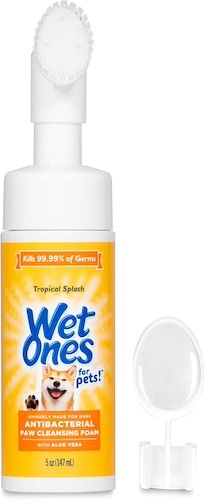 wet ones paw scrub
