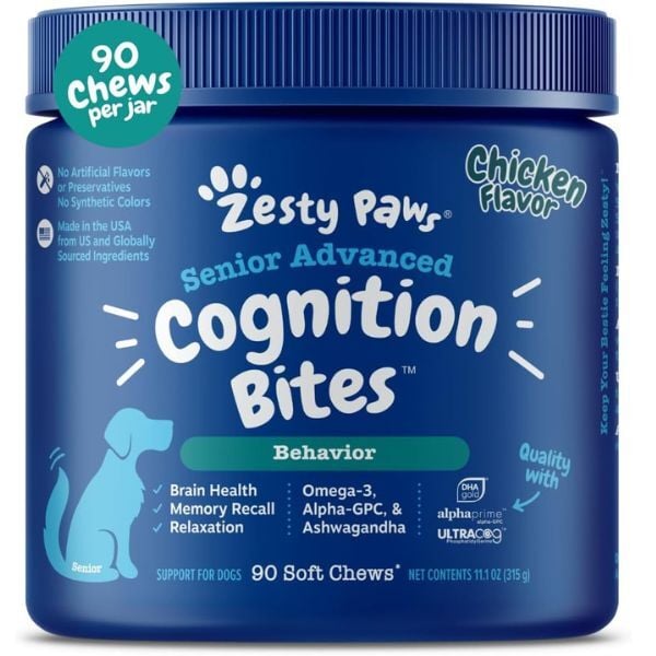 Cognition bites for senior dogs