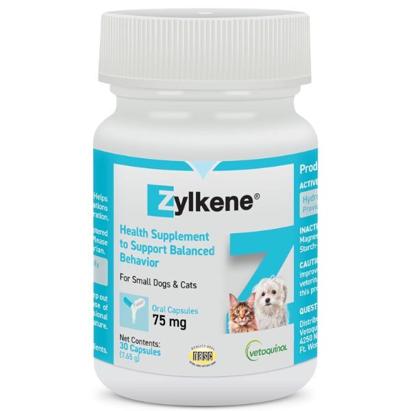 zylkene calming supplement for cats and small dogs